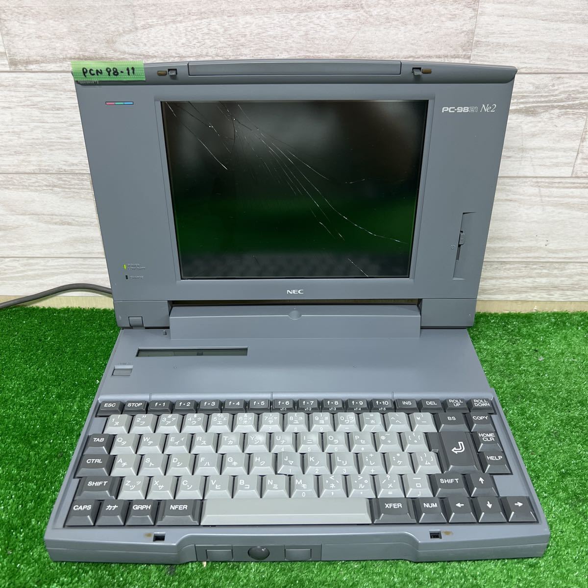 PCN98-11 激安 PC98 ノートブック NEC PC-9821Ne2 通電確認済み