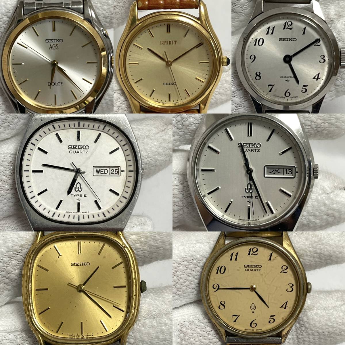 ジャンク腕時計 まとめ売り 37点 SEIKO 他 クォーツ 動作未確認 不動品 ジャンク [まとめ売り 10本(7)] SEIKO腕時計 【公式通販】