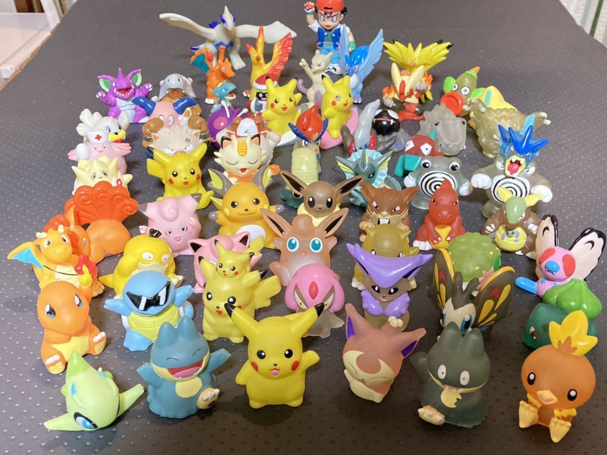 【色違い・クリアあり】 ポケモン指人形 大量セット まとめ売り(198個) 約500個 美品揃い クリア 色違い ポケパーク アニメキッズ等レア多数