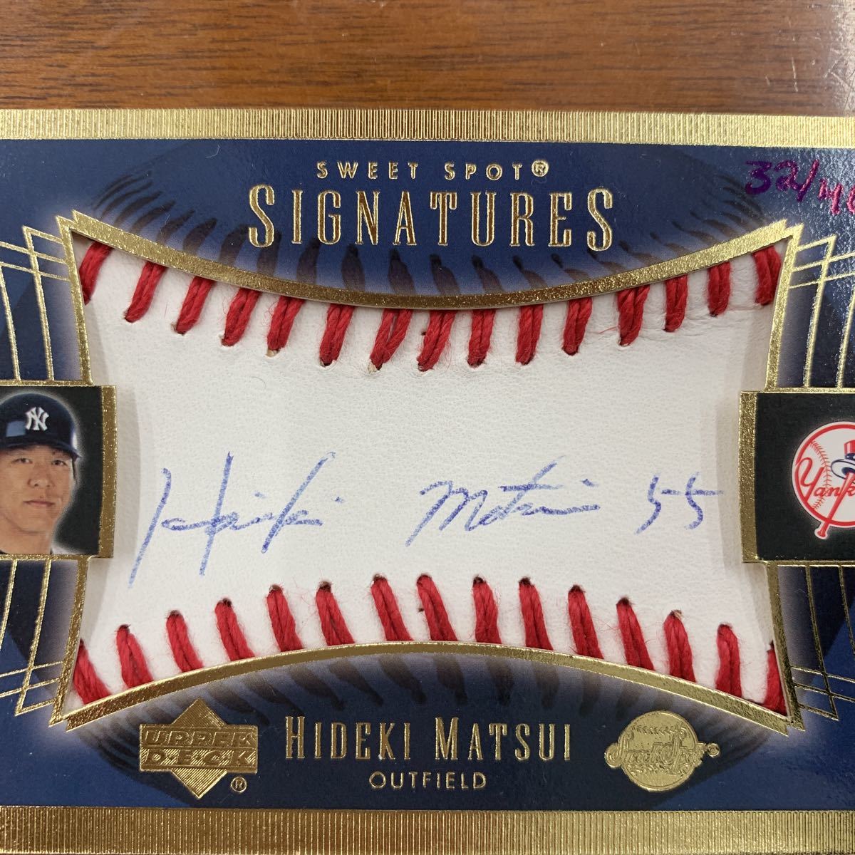 松井秀喜 UPPER DECK 直筆サインカード HIDEKI MATSUI(2002年～)｜売買 