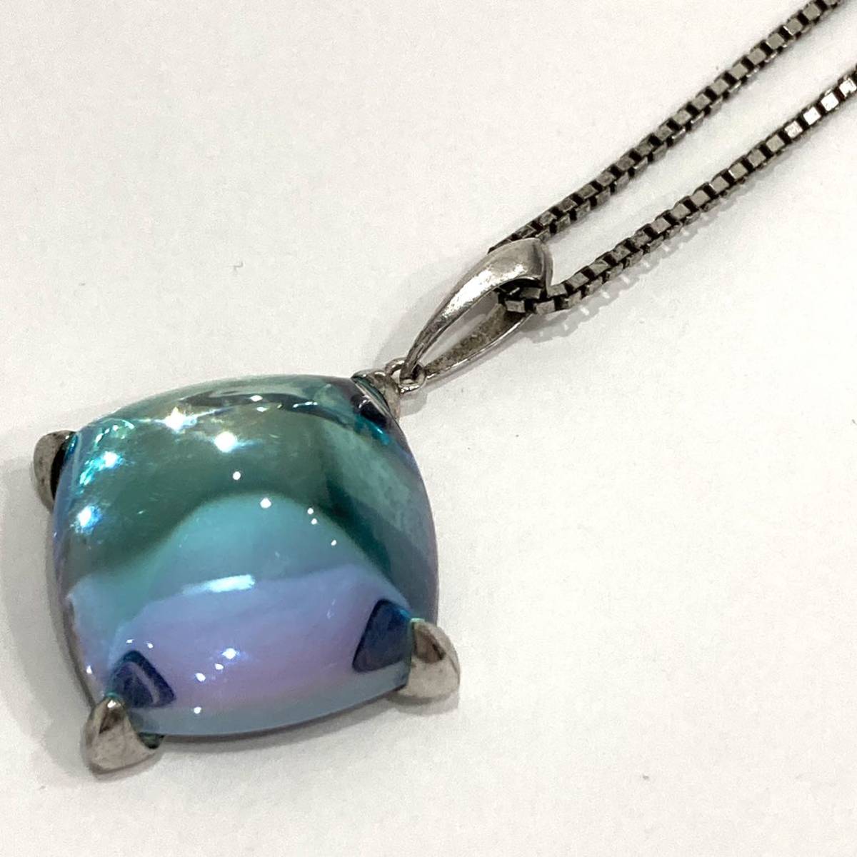1000円スタート☆Baccarat バカラ メディチネックレス アクアミラー 