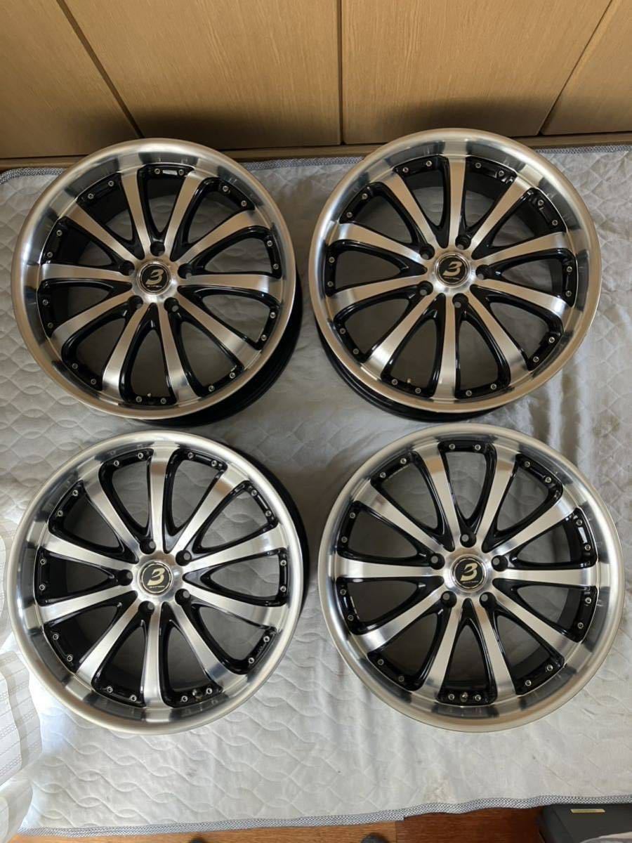 深リムSTEINER◇19インチホイール4本セット◇中古ドリ車カスタムカー 