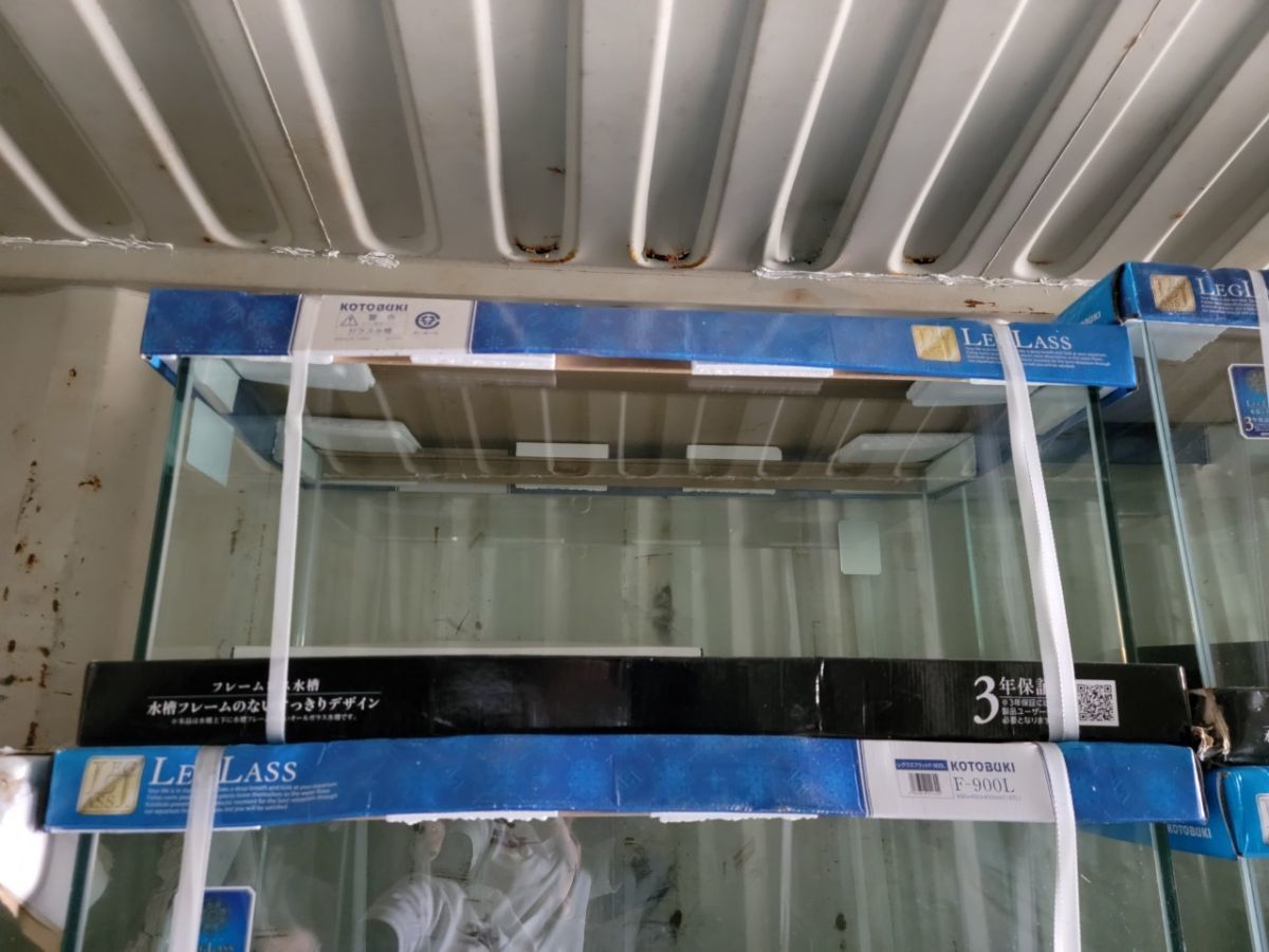 ローキーズネオ】水槽W900×D450×H3601個 大放出セール送、発送不可！店舗