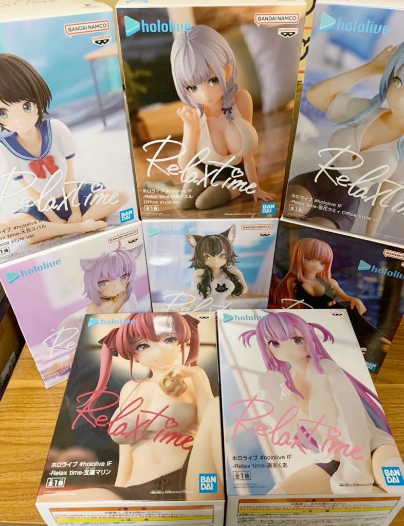 8体セット ホロライブ フィギュア 新品未開封 #hololive IF -Relax
