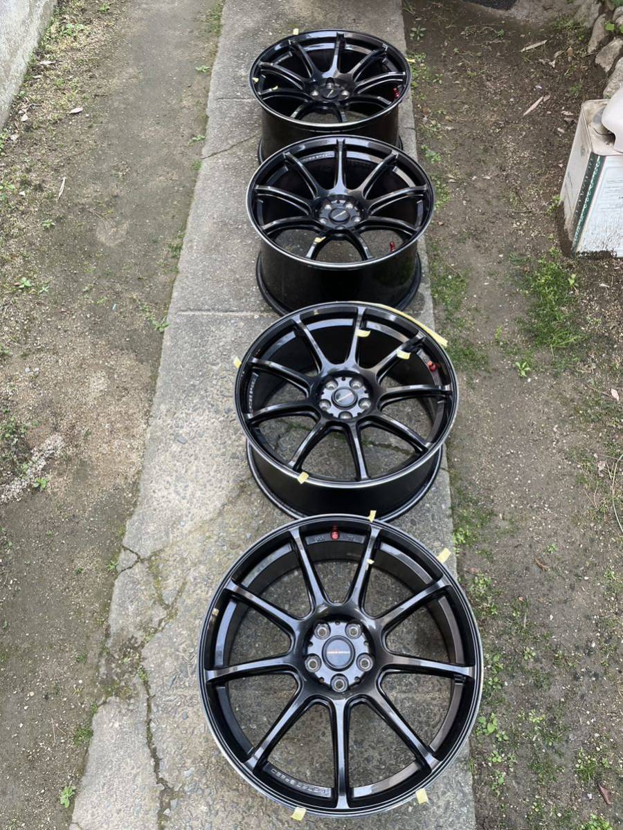 86 BRZ などに ホットスタッフ クロススピード RS9 8.5J +45 9.5J +45 