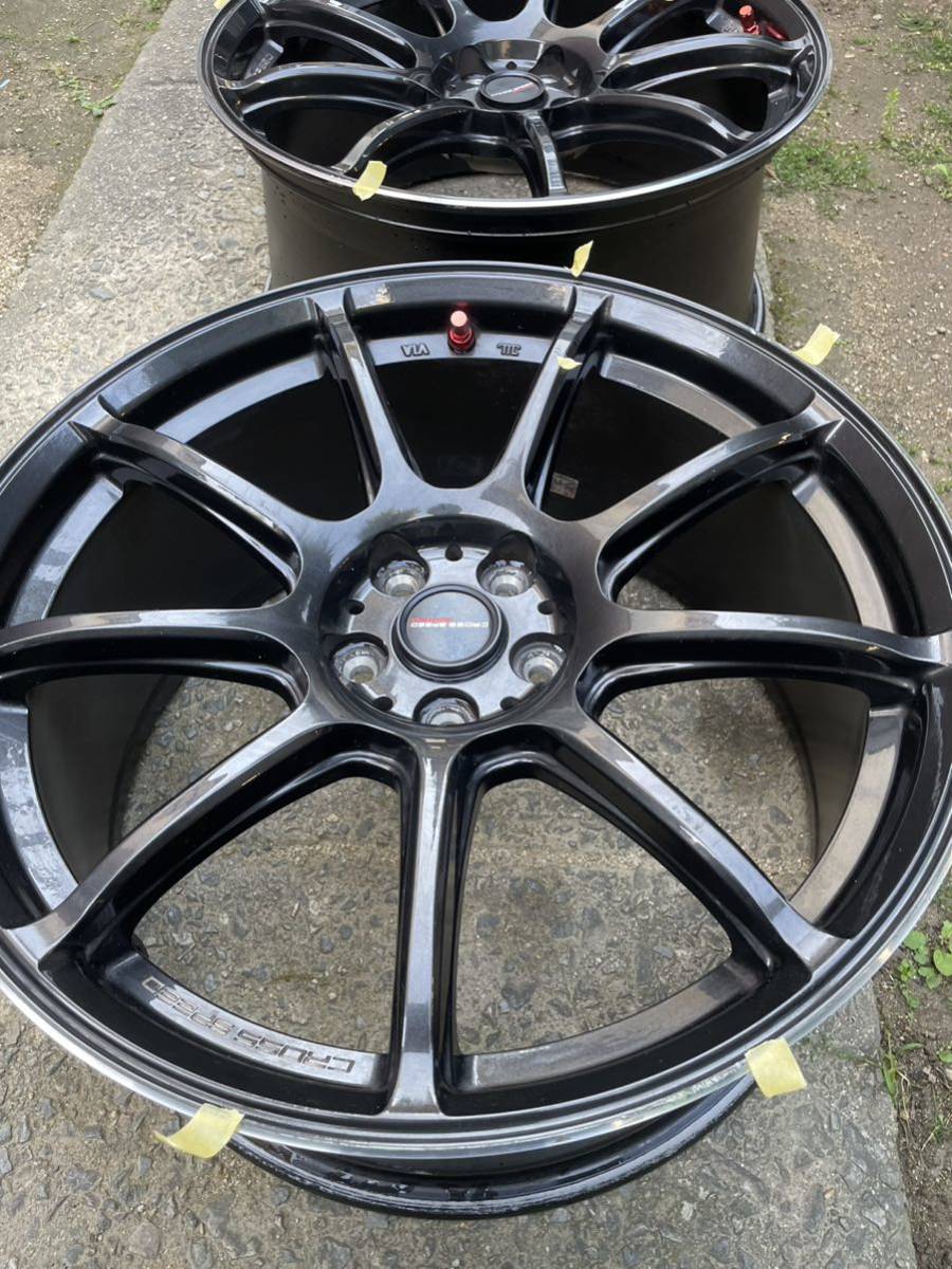 86 BRZ などに ホットスタッフ クロススピード RS9 8.5J +45 9.5J +45 