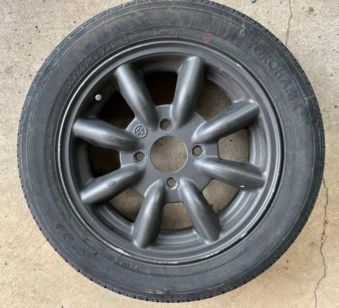 希少 ワタナベ エイトスポーク F8FS 14×6J 4H100 +36位 中古品 4