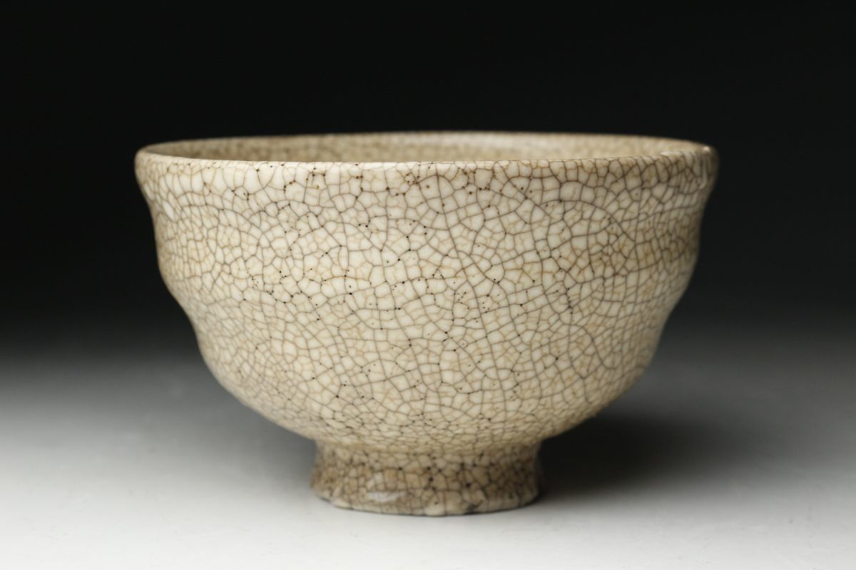 古陶磁 江戸時代『古萩 茶碗』時代箱 古刷毛目茶碗 検索 表千家 裏千家 茶道具 古陶磁 江戸時代『古萩 茶碗』時代箱 古刷毛目茶碗 検索 表千家 裏