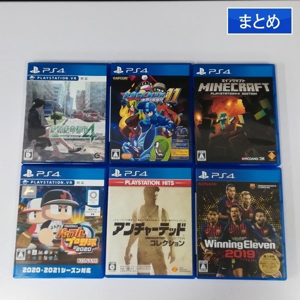 gY625a [動作未確認] PS4 ソフト 絶体絶命都市4 Plus ロックマン11 マインクラフト パワフルプロ野球2020 他 | ゲーム S