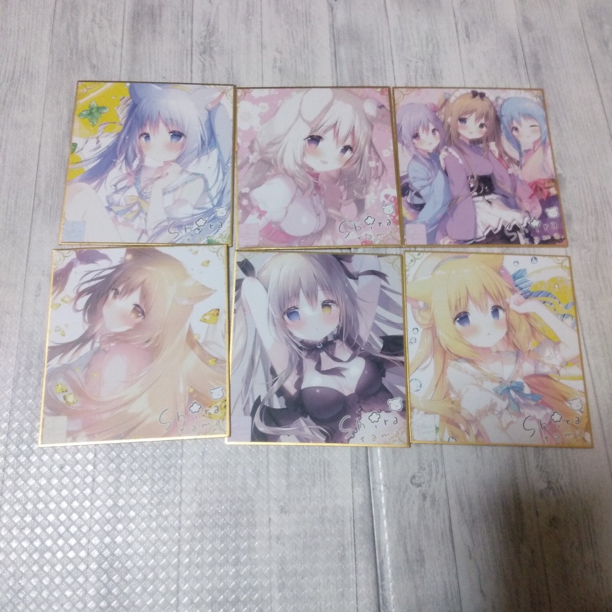 しらたまこ　しらたま　ミニ色紙　コミケ