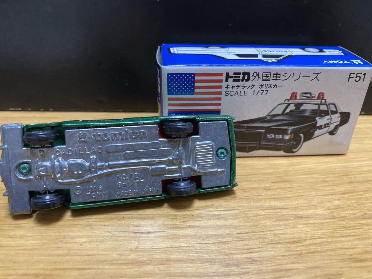 未使用 日本製 トミカ 外国車シリーズ 青箱 F51 キャデラック