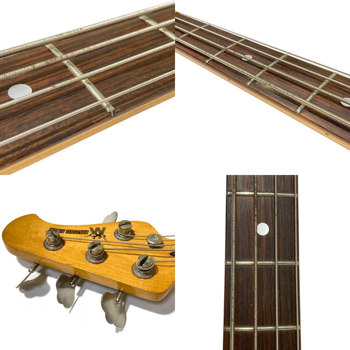 MusicMan Stingray 2イコライザ/4ボルトオンネック/ローズ指板/1980  