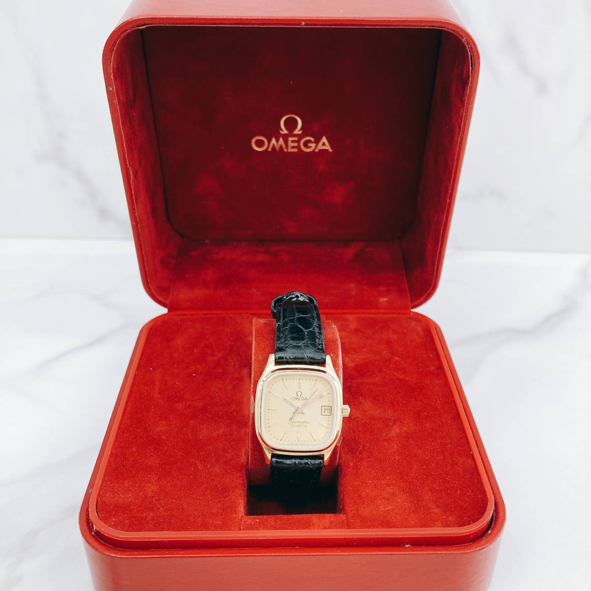 OMEGA 腕時計 レディース シーマスター 箱付 稼働品 #330147 【公式通販】