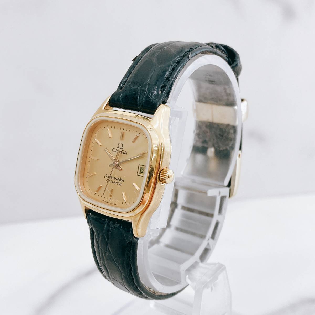 OMEGA 腕時計 レディース シーマスター 箱付 稼働品 #330147 【公式通販】