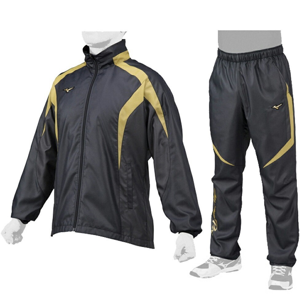 極美品！ミズノプロ 限定トレーニングウエア上下セット L/野球 Mizuno pro ジャージ ウインドブレーカー セットアップ ゼット SSK ナイキ