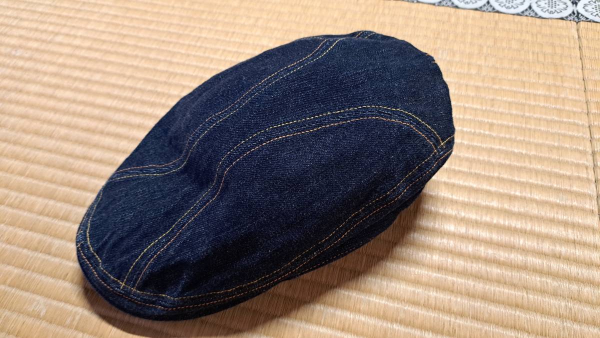EVISU エヴィス デニム ハンチング 帽子 サイズL デニム