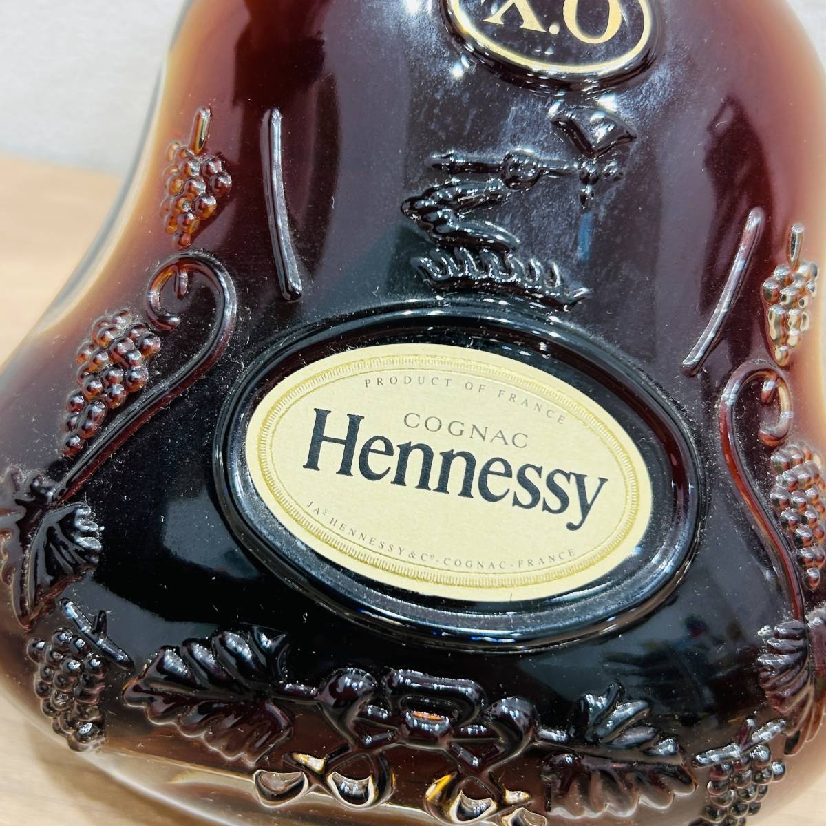 Hennessy/ヘネシー】XO 金キャップ クリアボトル ブランデー