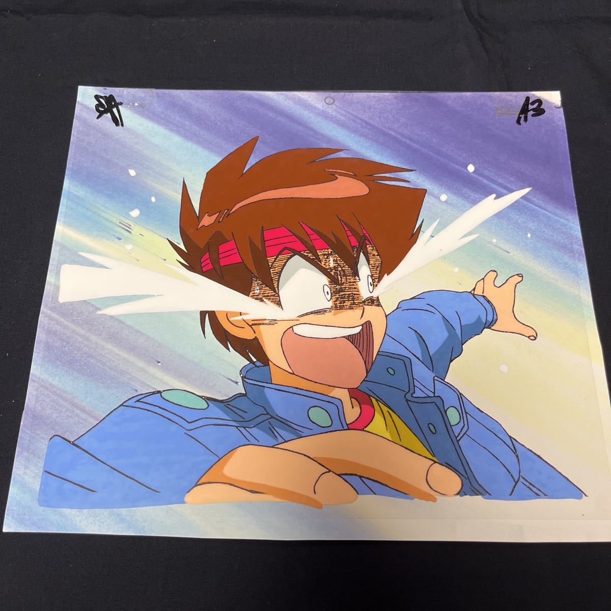 GS美神 椎名高志 セル画 背景 3枚セット ゴーストスイーパー美神 原画 大判 ゴースト