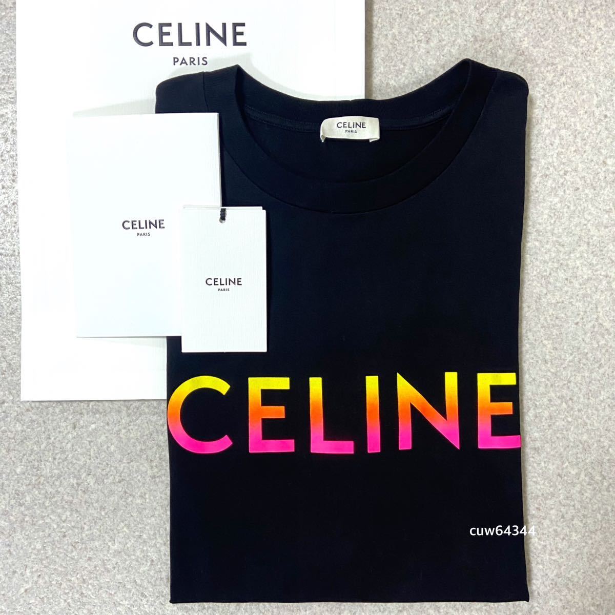 国内正規品 極美品 22SS CELINE セリーヌ Sサイズ ロゴグラデーション 