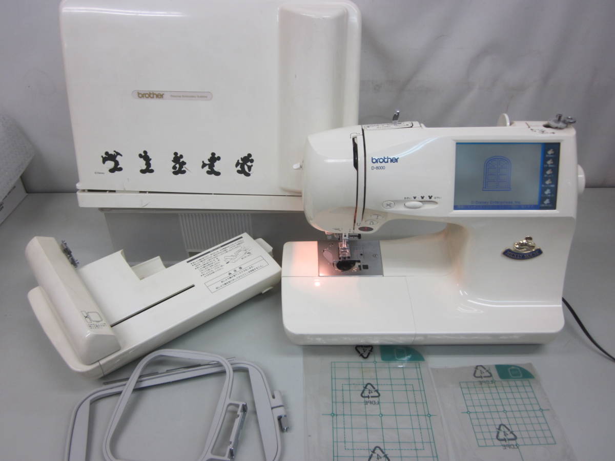 ☆ブラザー刺繍 電子ミシン・ディズニー ミッキーマウス D-8000 箱