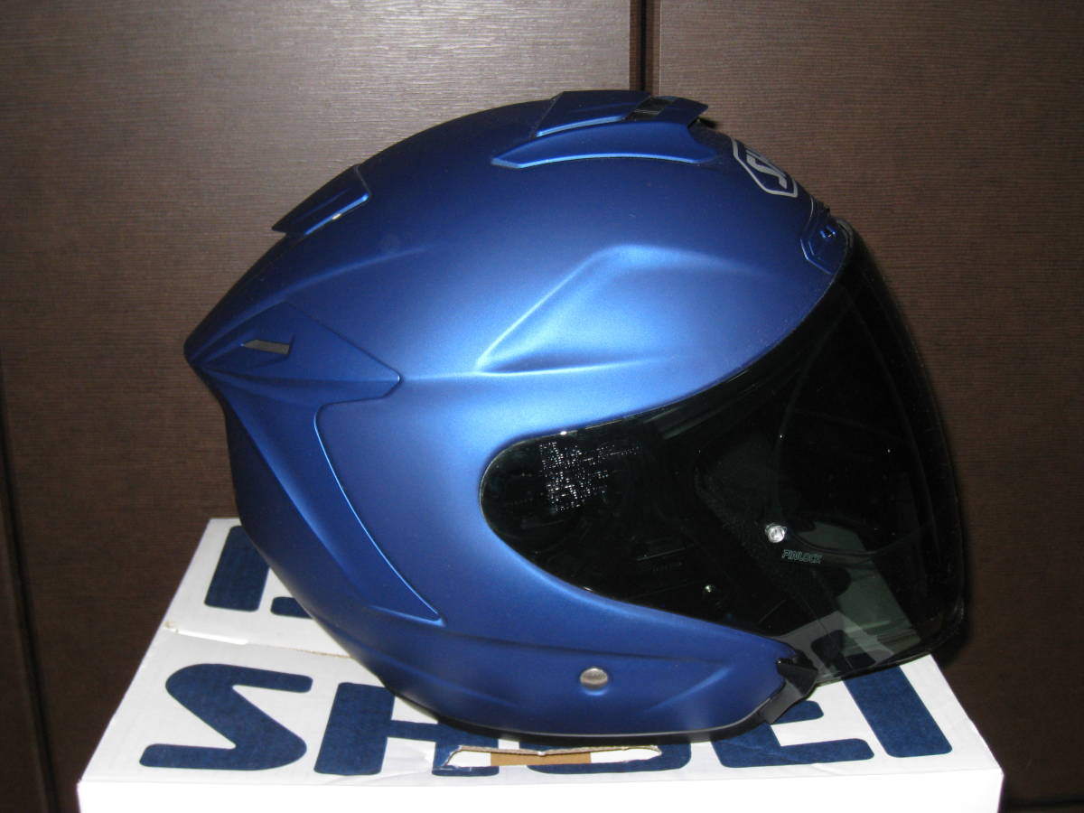 SHOEI J-FORCE4 マットブルーメタリック Lサイズ ダークスモーク 