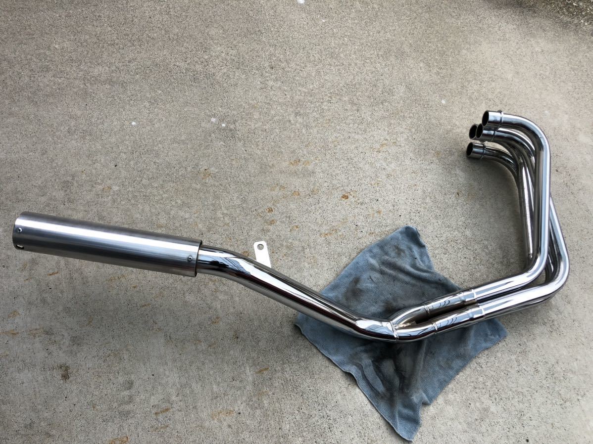 ゼファー400 ゼファーχ RPM マフラー P管サウンド 旧車 4-2-1 品