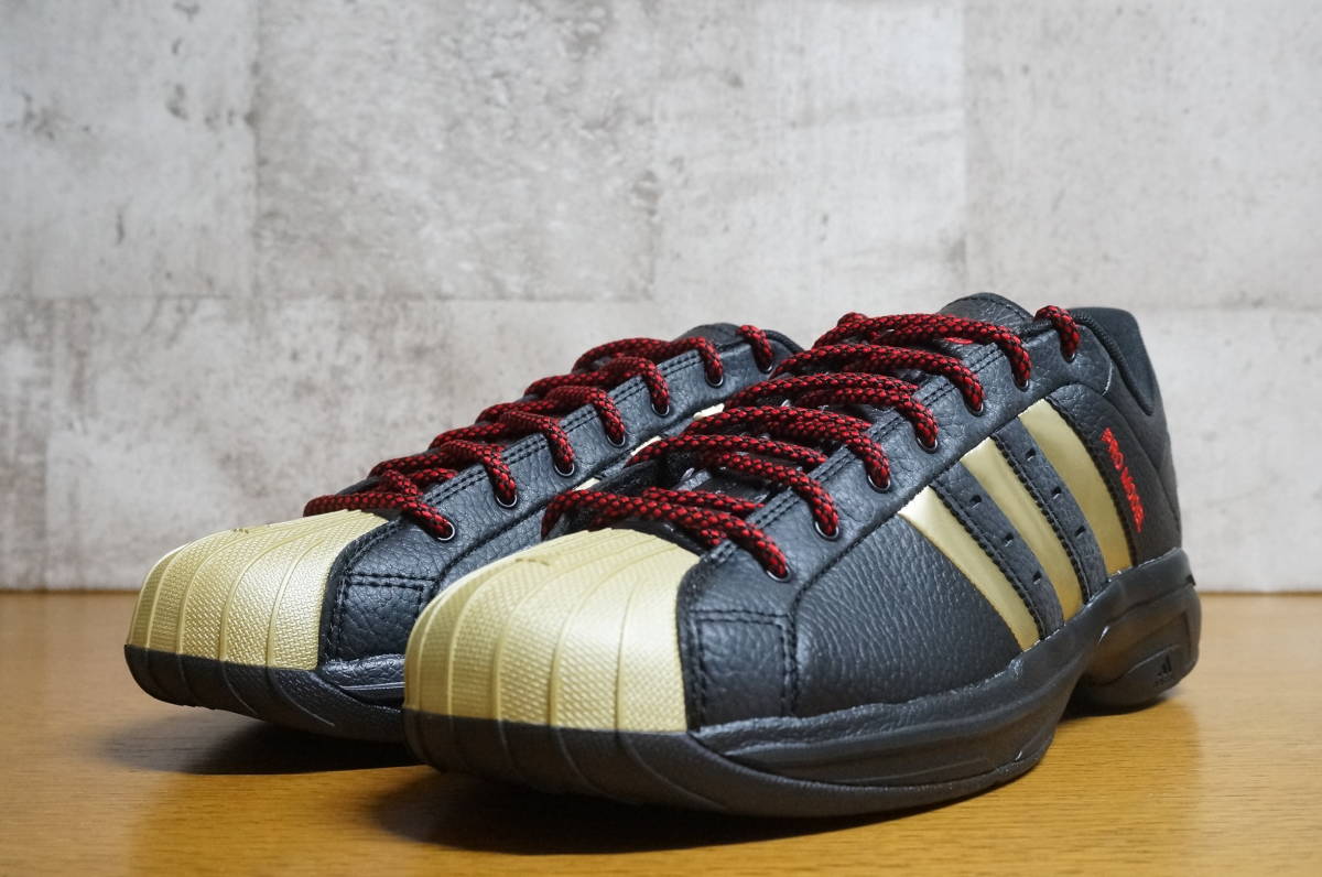 adidas Pro Model 2G Low FX7101 プロモデル ロー バスケットボール 黒×金 US10