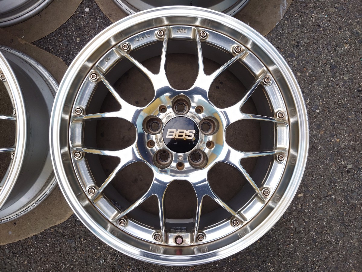 中古 BBS，RS900 ホイール 18×8J，+40，5穴，2本，115 限定 鍛造