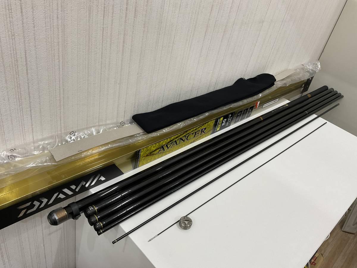 鮎釣竿 DAIWA アバンサー（AVANCER）早瀬抜 80・R 中古品 箱、布袋入
