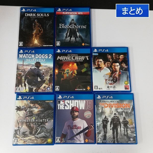 gY678a [動作未確認] PS4 ソフト ダークソウル リマスタード ブラッドボーン ウォッチドッグス2 マインクラフト 他 | ゲーム S