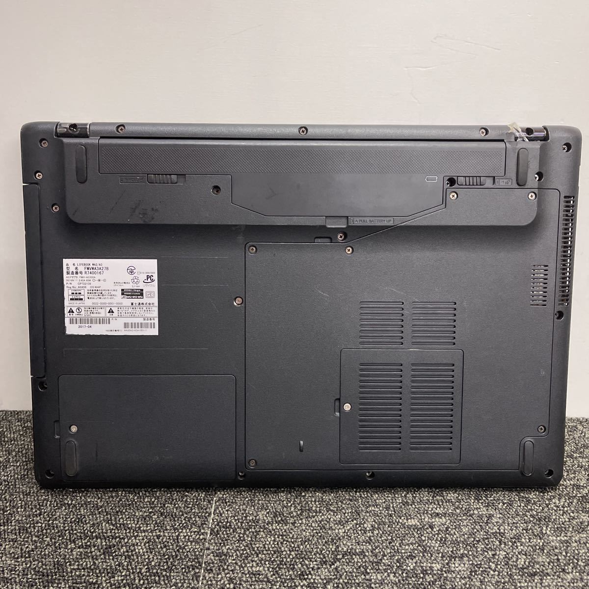 FUJITSU 富士通 LIFEBOOK WA2/A3 FMVWA3A27B Core i7 6700HQ ジャンク