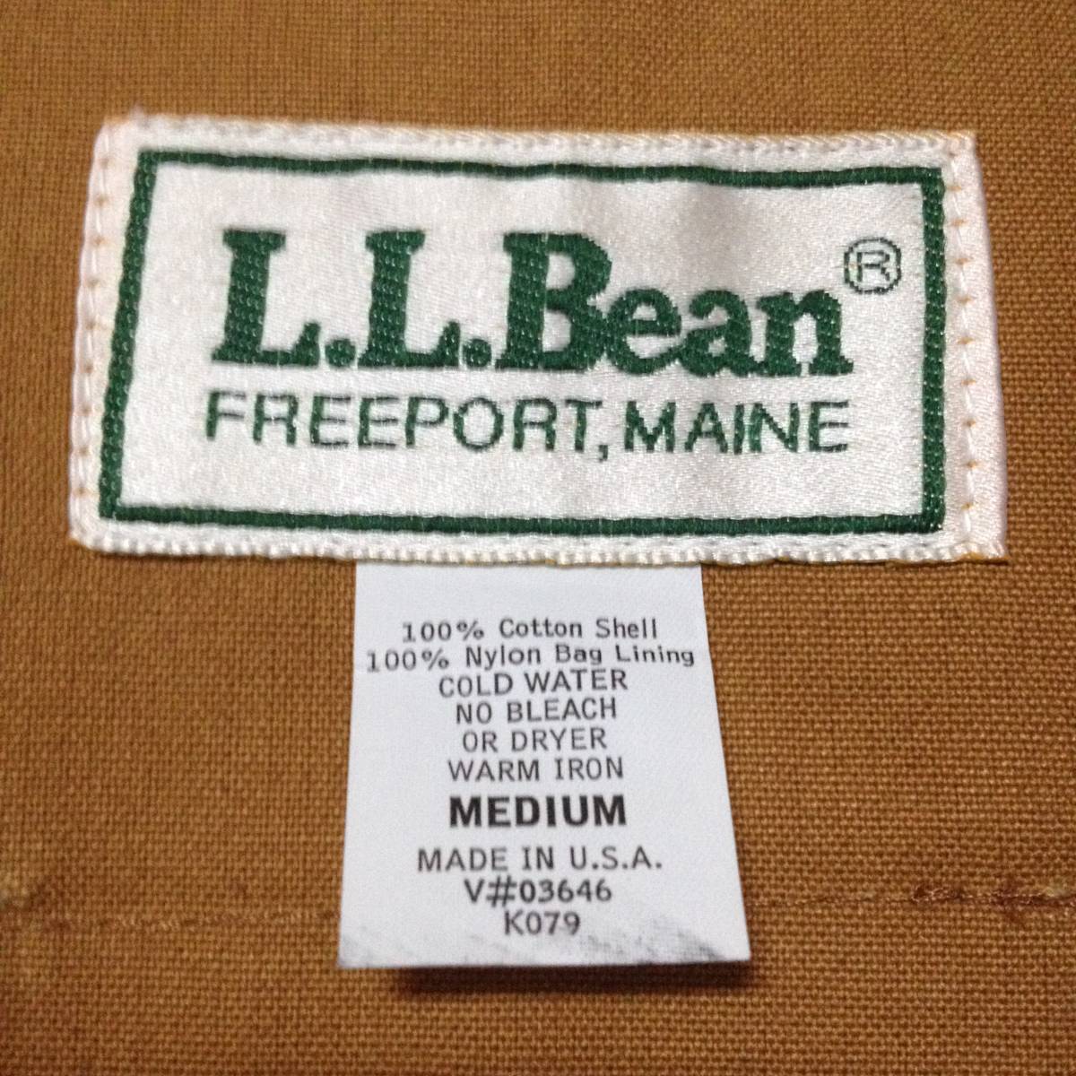 90年代 L.L.Bean ハンティングベスト☆未使用☆レア・USA製☆LL 