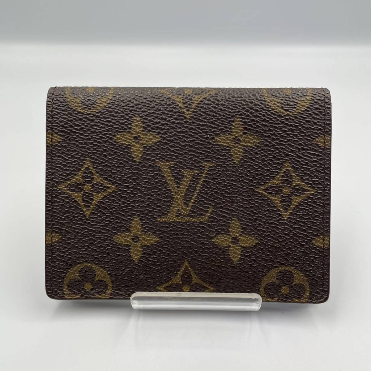2474- LOUIS VUITTON ルイヴィトン モノグラム パスケース 名刺入れ