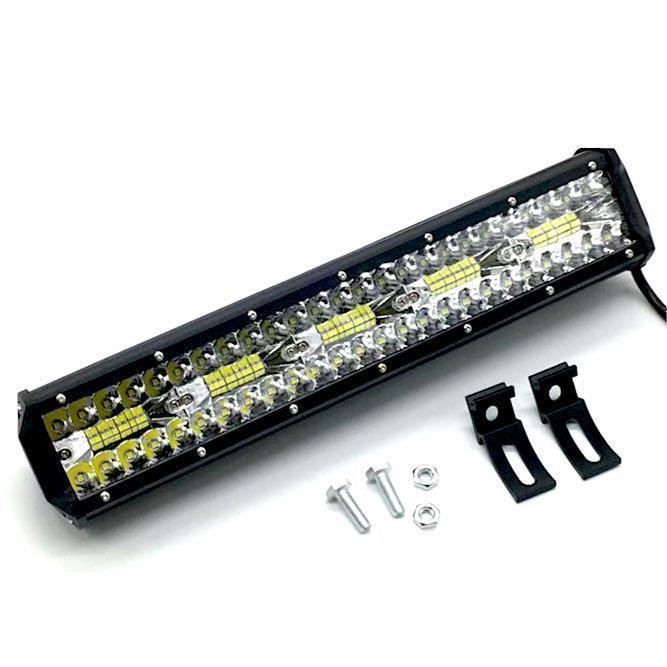 ワークライト LED ライトバー 12V 216W 38インチ180W ワークライト LED 100連 ライトバー 38cm 高輝度 300w フォグランプ 作業灯 前照灯 投光器 汎用 12v-24v コンボビーム 広角照明 爆光 白2個