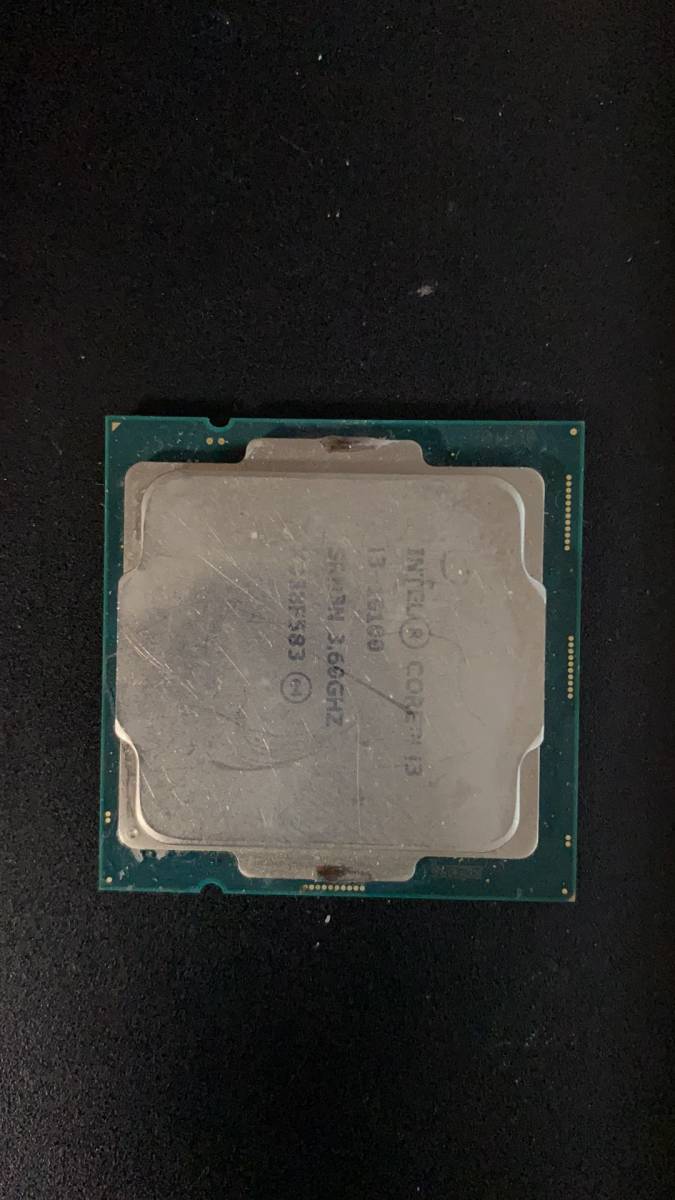Intel I3 10100 LGA 1200 中古分解品 BIOS起動確認 社内管理番号F9