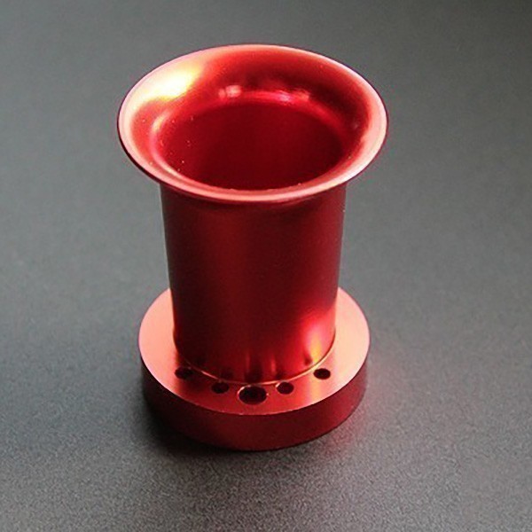 ◆190◆ 50ミリ CRキャブレター スモールボディ用 アルミ エア ファンネル アルマイト加工レッド ロング 口径Φ50ｍｍ CB400F CBX(0)
