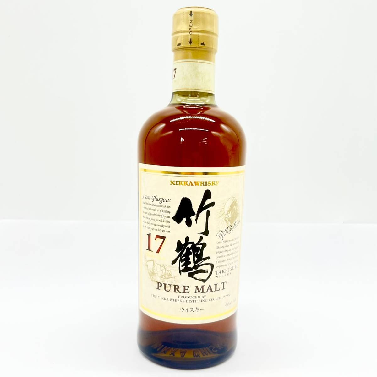 10428/【未開栓】竹鶴 17年 TAKETSURU PURE MALT NIKKA WHISKY ピュア
