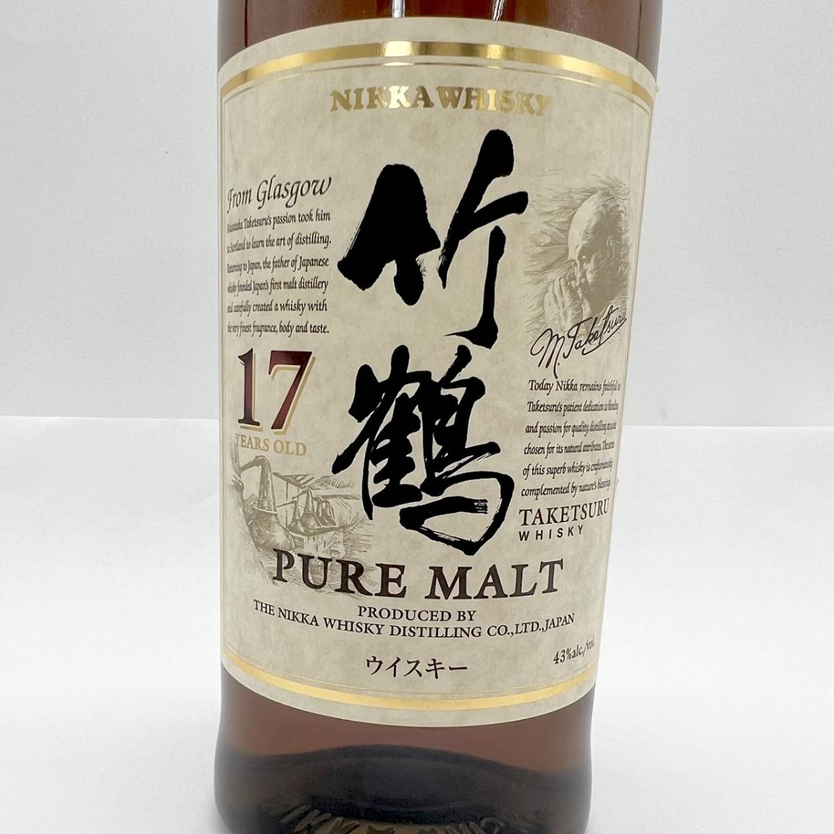 旧ラベル！竹鶴17年ピュアモルト　700ml【古酒・未開封】 10428/【未開栓】竹鶴 17年 TAKETSURU PURE MALT NIKKA WHISKY ピュア