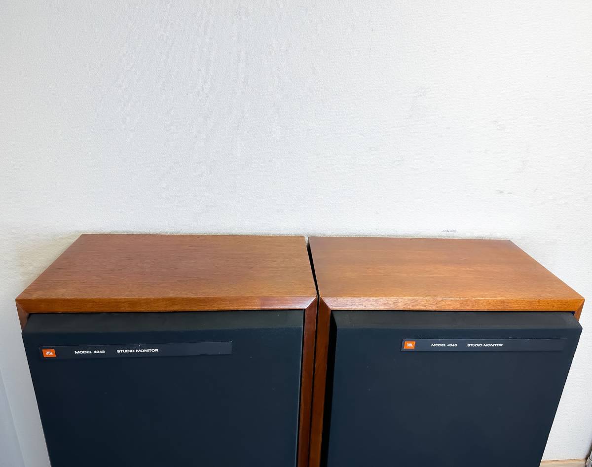 JBL 4343B WX 4WAYスタジオモニターフロア型スピーカーシステム エッジ 