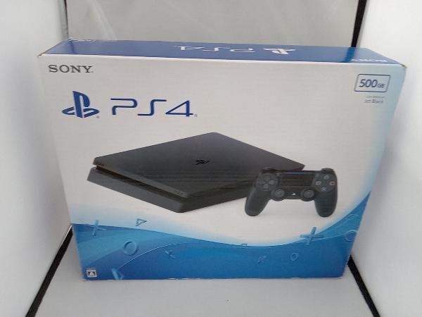 ジャンク 初期化済み PlayStation4 500GB:ジェット・ブラック(CUH2000AB01) ヘッドセット欠品