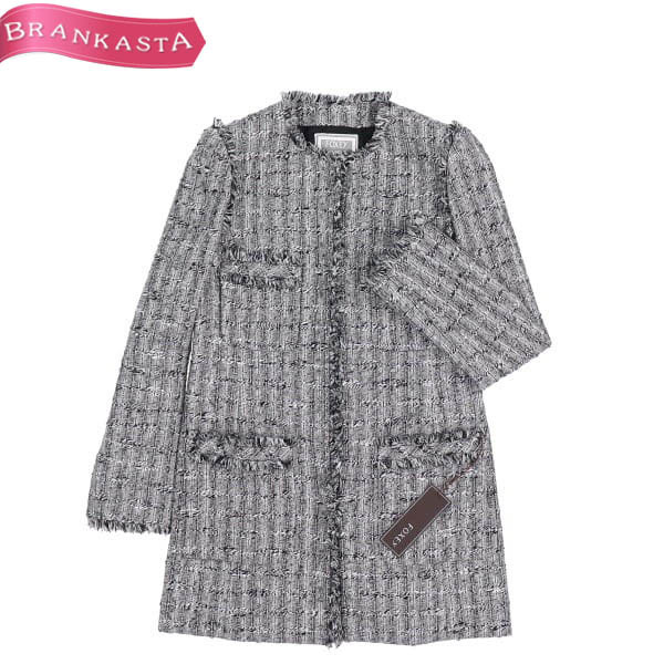 美品・定価14.6万】FOXEY BOUTIQUE/フォクシーブティック ノーカラー