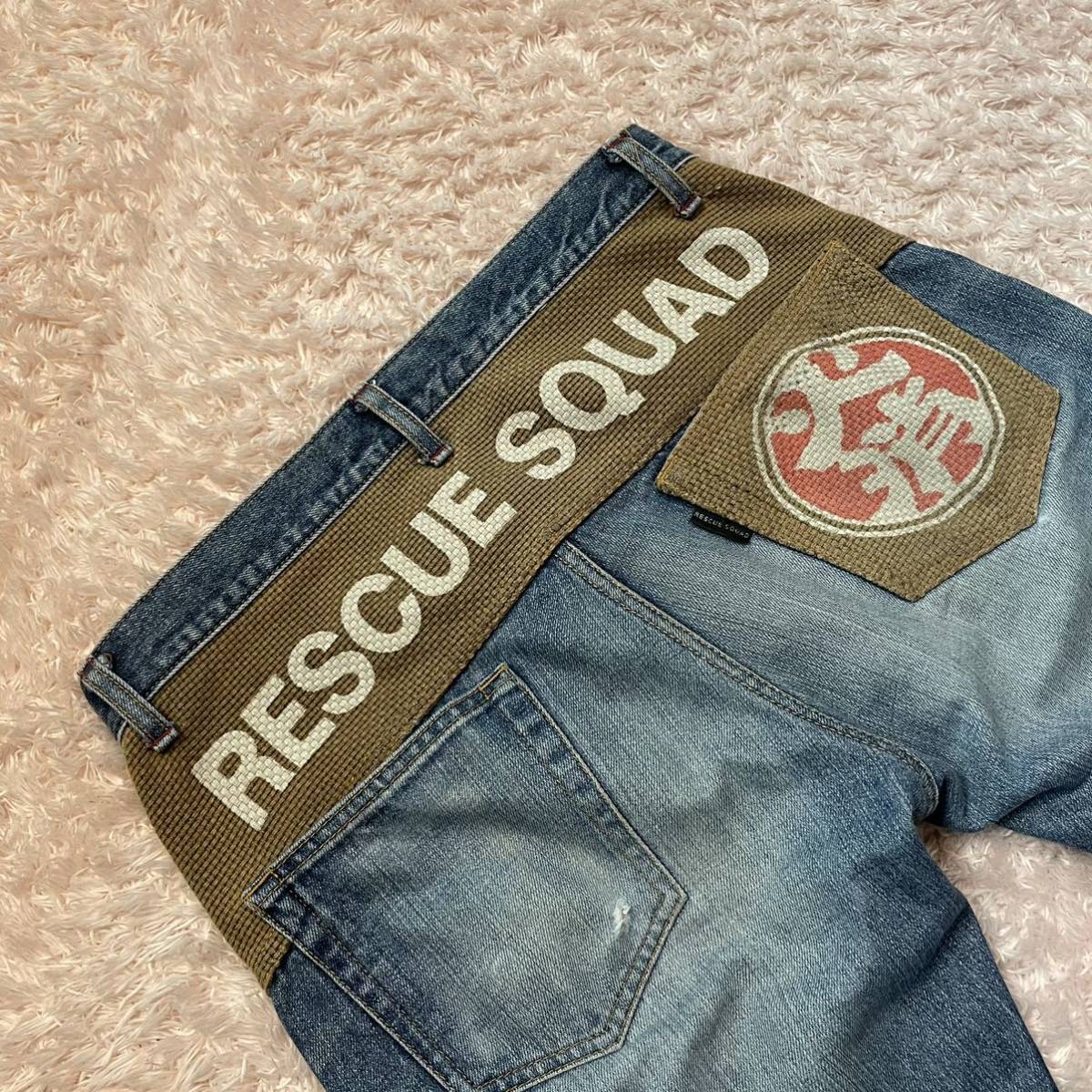RESCUE SQUAD 火消し魂 デニム｜Yahoo!フリマ（旧PayPayフリマ 