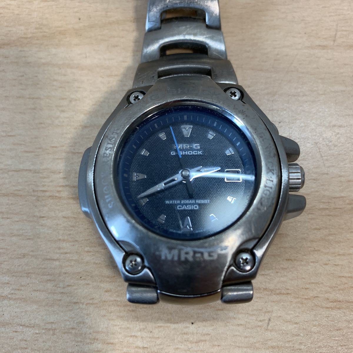 G-SHOCK MR-G MRG-122 腕時計 チタン TITANIUM クォーツ アナログ 水色 