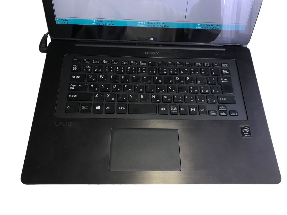 ジャンク》SONY SVF15N1A1J VAIO Core i7 4th メモリ 8GB SSD 無し