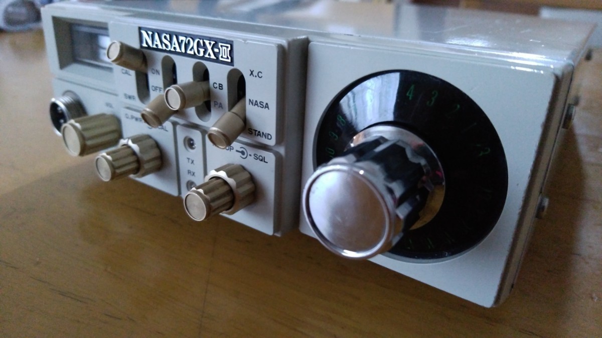 NASA CB無線 ナサ NASA72GX-Ⅱ Yahoo!オークション NASA72GXⅡ通電動作