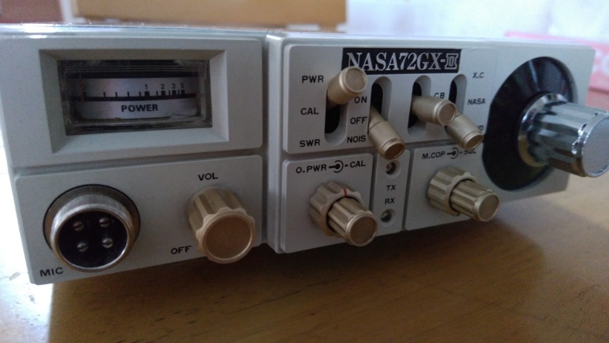 NASA CB無線 ナサ NASA72GX-Ⅱ Yahoo!オークション NASA72GXⅡ通電動作