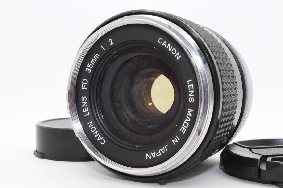 希少 CANON FD 35mm F2 S.S.C. 凹型 ⚪︎マーク トリウム 希少 CANON