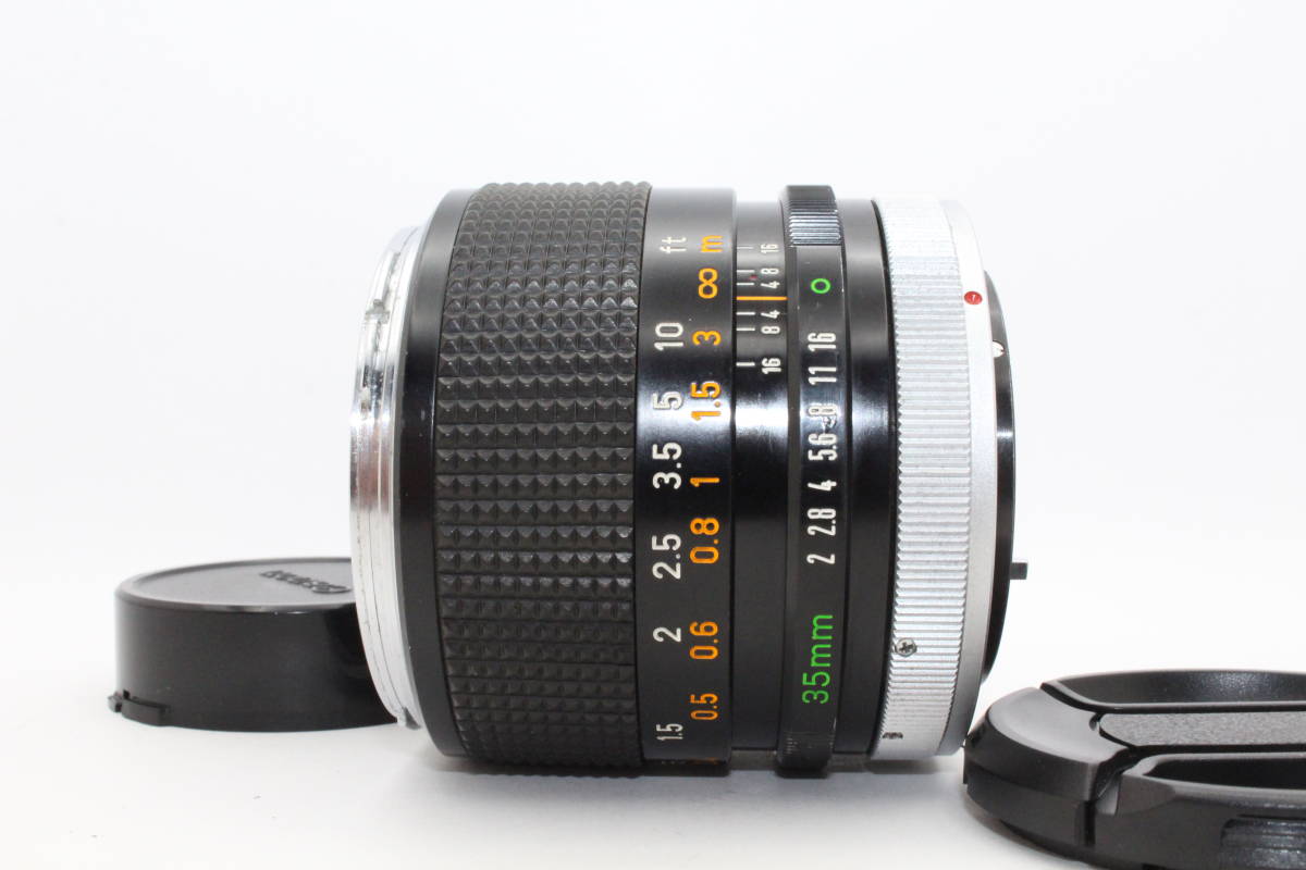 希少 CANON FD 35mm F2 S.S.C. 凹型 ⚪︎マーク トリウム 希少 CANON