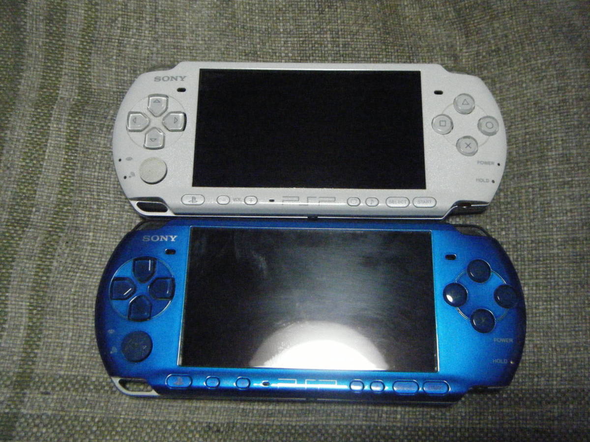 ○ PSP ☆ プレイステーションポータブル PSP-3000 2台 電池欠品○ PSP