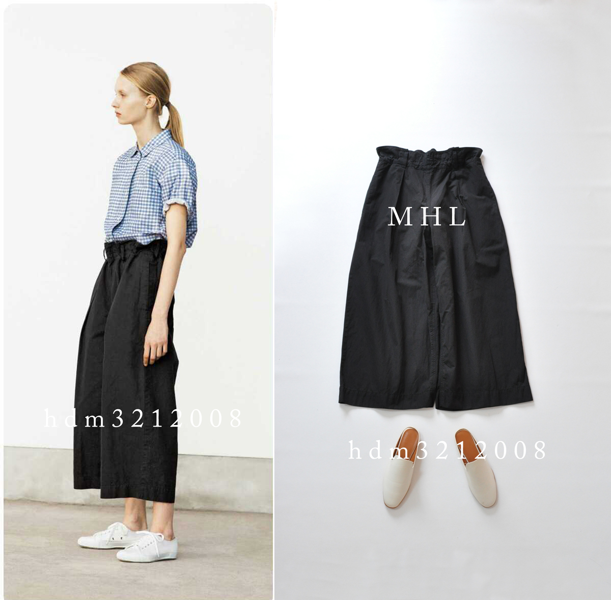 2019ss MHL マーガレットハウエル COTTON RAMIE TOUGH POPLIN 